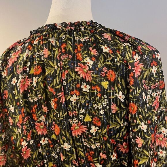 Old Navy Floral Print long sleeve Dress size Medium - Picture 9 of 14